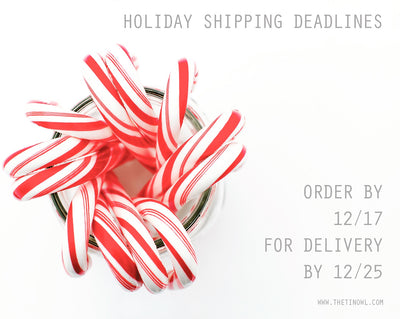 Holiday Shipping Deadlines