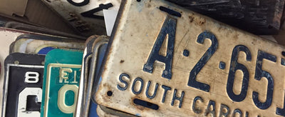 Behind the Scenes - License Plate Art!