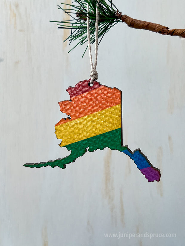 Alaska Pride Ornament Magnet