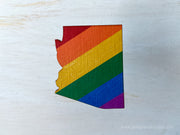 Arizona Pride Ornament Magnet