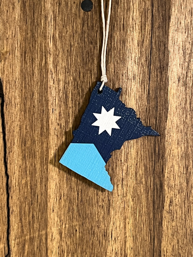 Minnesota State Flag Ornament Magnet