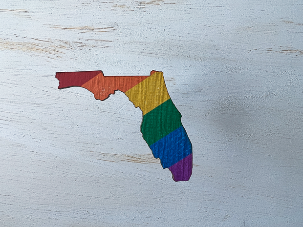 Florida Pride Ornament Magnet