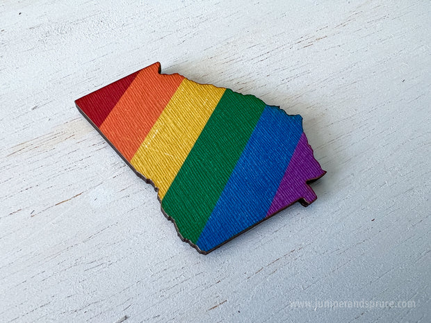 Georgia Pride Ornament Magnet