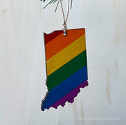 Indiana Pride Ornament Magnet