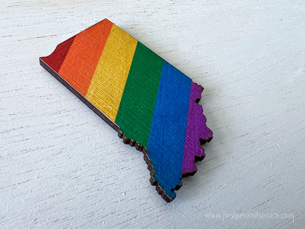 Indiana Pride Ornament Magnet