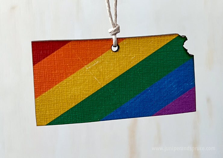 Kansas Pride Ornament Magnet
