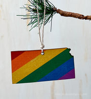 Kansas Pride Ornament Magnet