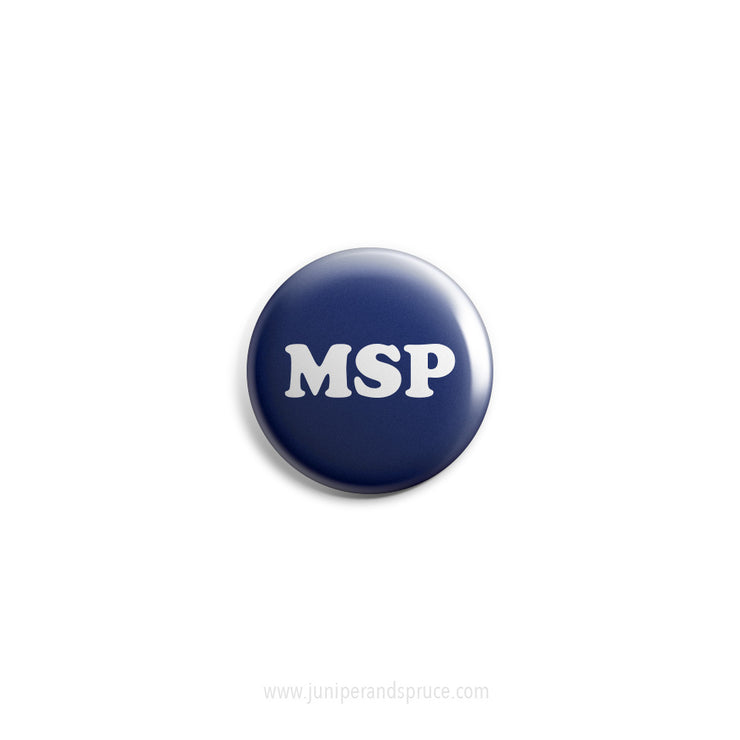 Mini Magnet - MSP Minneapolis Saint Paul Airport Code