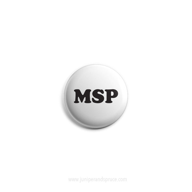 Mini Magnet - MSP Minneapolis Saint Paul Airport Code
