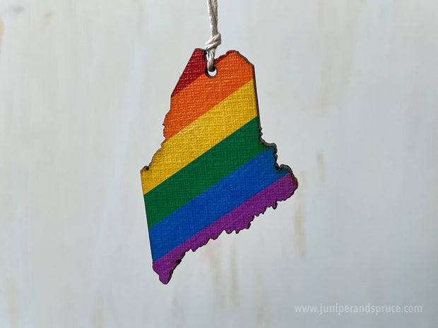Maine Pride Ornament Magnet