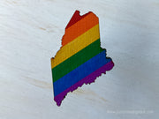 Maine Pride Ornament Magnet