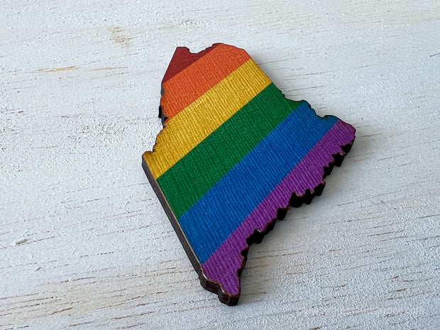 Maine Pride Ornament Magnet