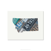 Montana Vintage License Plate Print