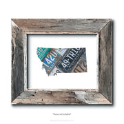 Montana Vintage License Plate Print