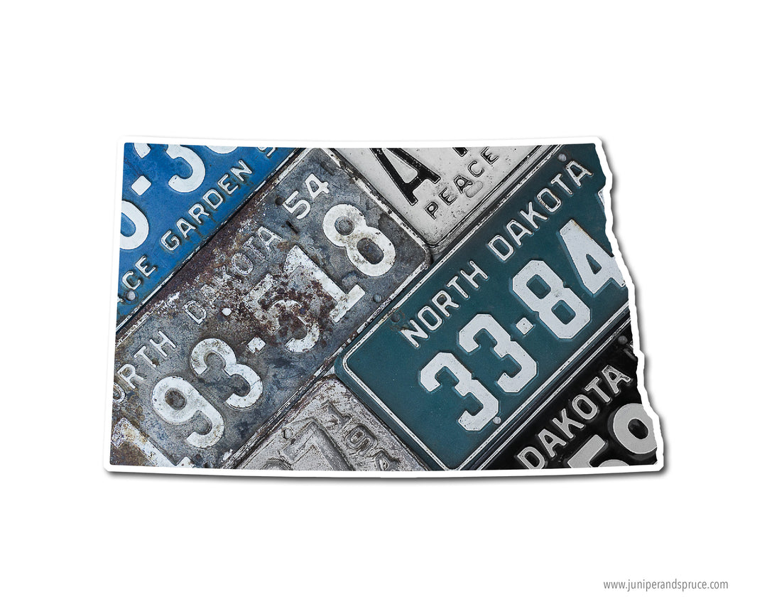 Vintage License Plate Stickers – Juniper & Spruce