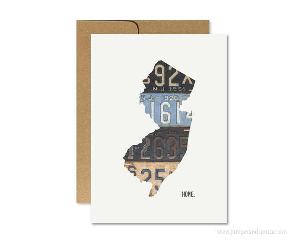 New Jersey Home Greeting Card