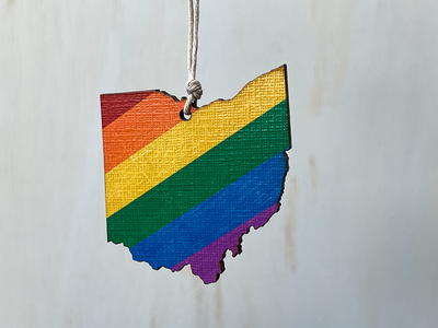 Ohio Pride Ornament Magnet