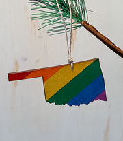 Oklahoma Pride Ornament Magnet