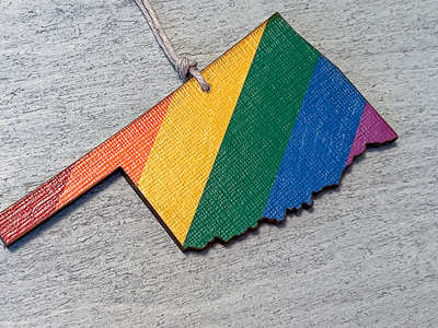 Oklahoma Pride Ornament Magnet