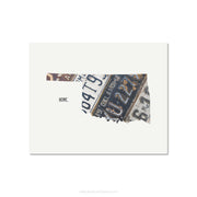 Oklahoma Vintage License Plate Print