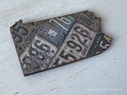 Pennsylvania Vintage License Plate Ornament Magnet