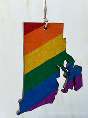 Rhode Island Pride Ornament Magnet