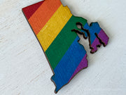 Rhode Island Pride Ornament Magnet