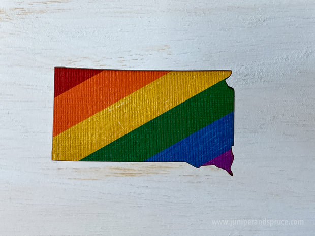 South Dakota Pride Ornament Magnet
