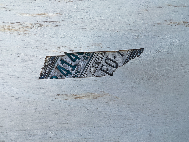 Tennessee Vintage License Plate Ornament Magnet