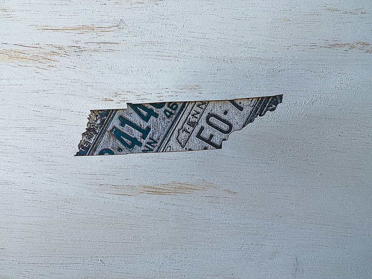 Tennessee Vintage License Plate Ornament Magnet