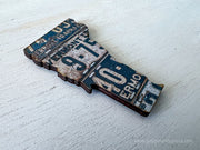 Vermont Vintage License Plate Ornament Magnet