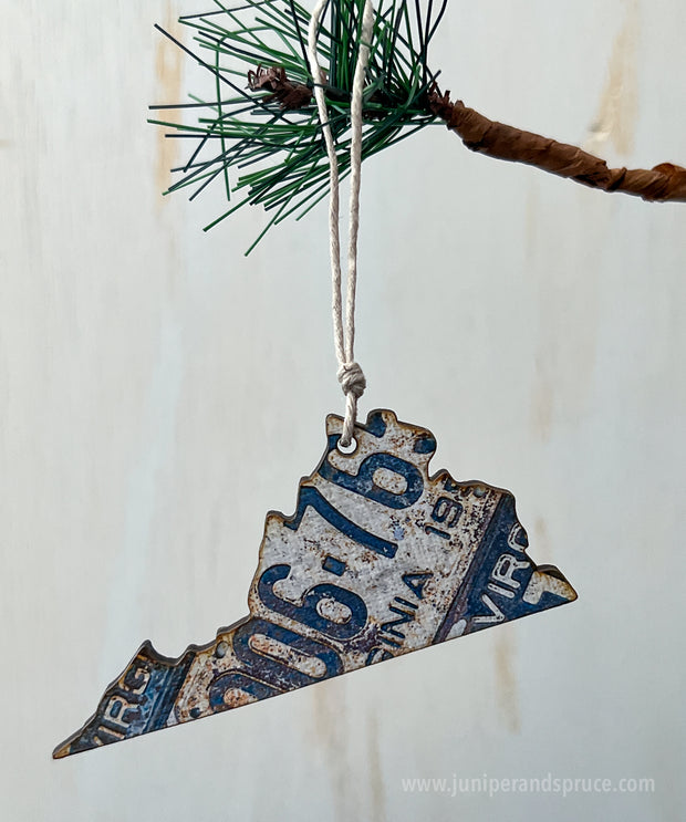 Virginia Vintage License Plate Ornament Magnet