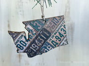 Washington Vintage License Plate Ornament Magnet