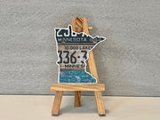 Minnesota Vintage License Plate Vinyl Sticker