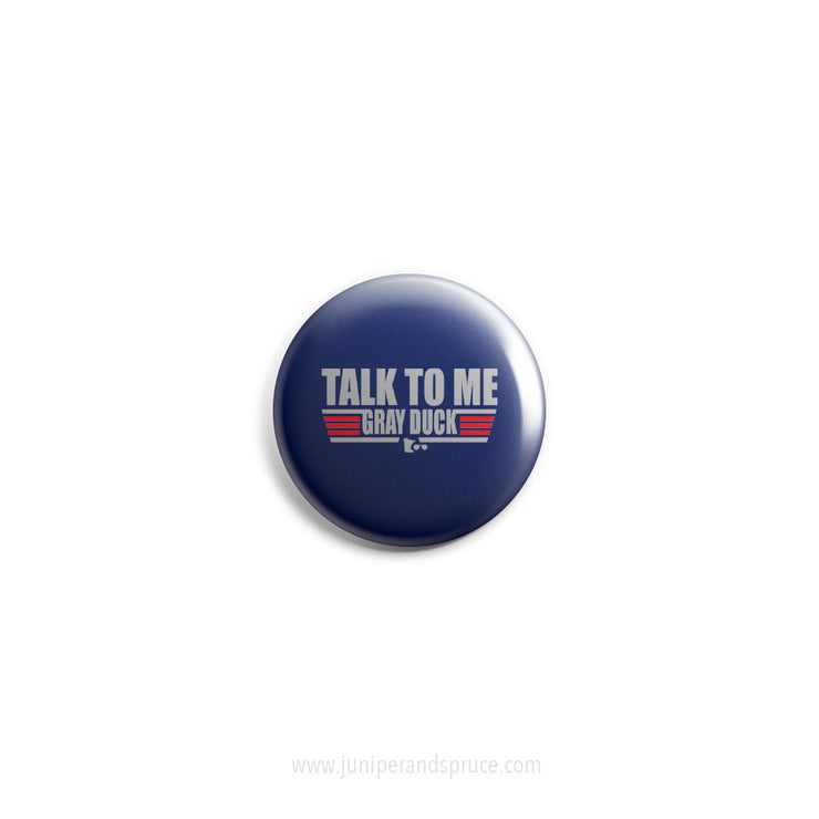 Mini Magnet - Talk to me Gray Duck