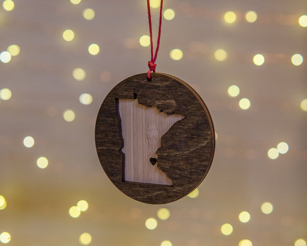 Minnesota Wooden Ornament (Multiple Styles)
