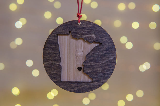 Minnesota Wooden Ornament (Multiple Styles)