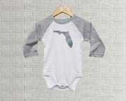 Florida Baby Onesie | Romper | Vintage License Plate Art