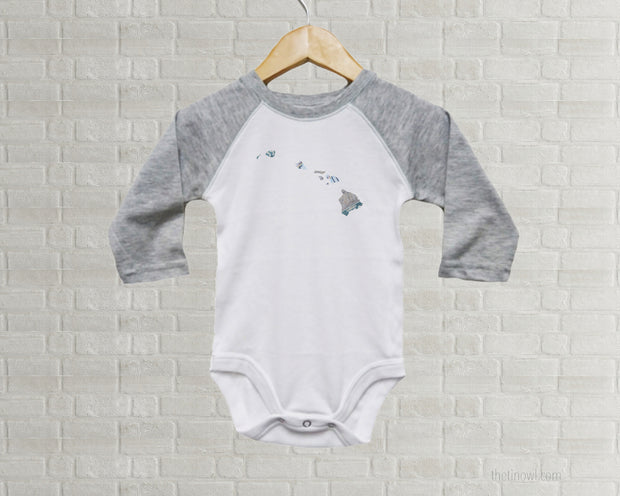 Hawaii Baby Onesie | Romper | Vintage License Plate Art