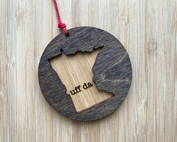 Minnesota Wooden Ornament (Multiple Styles)