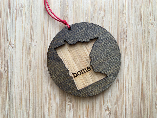 Minnesota Wooden Ornament (Multiple Styles)