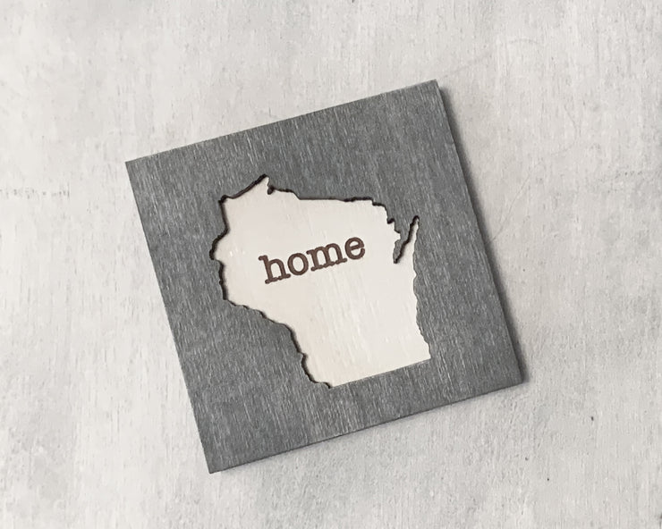 Wisconsin Love Art Magnet