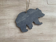 Bear Buffalo Plaid Ornament