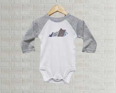 Kentucky Baby Onesie | Romper | Vintage License Plate Art