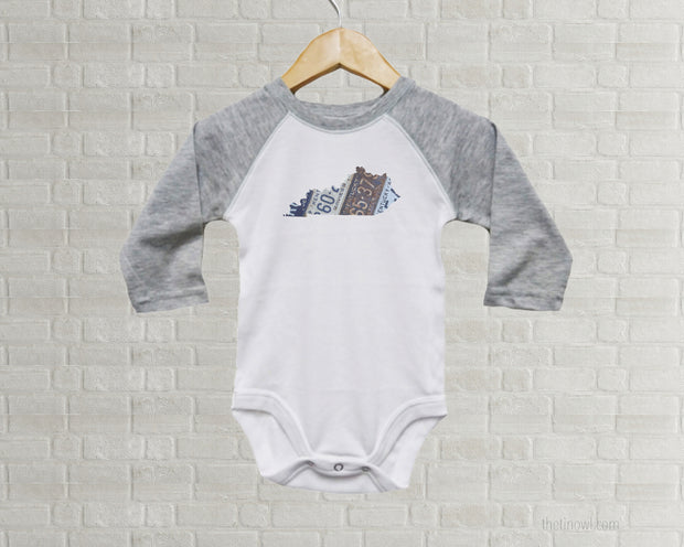 Kentucky Baby Onesie | Romper | Vintage License Plate Art