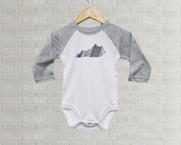 Kentucky Baby Onesie | Romper | Vintage License Plate Art