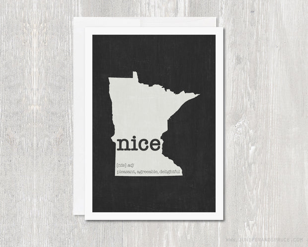 Greeting Card - Minnesota Nice