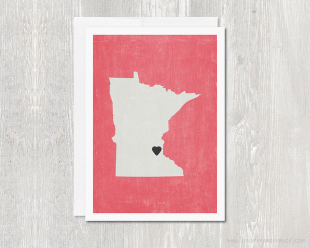 Greeting Card - Minnesota Love