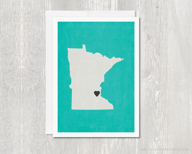 Greeting Card - Minnesota Love