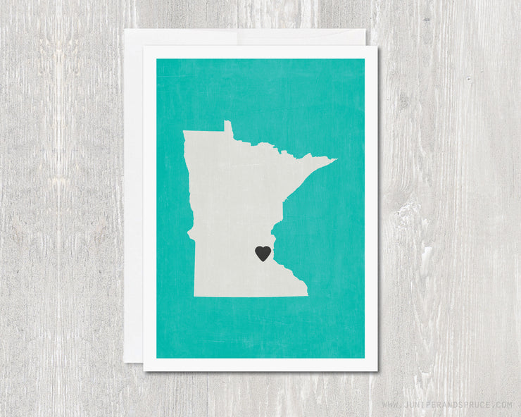 Greeting Card - Minnesota Love
